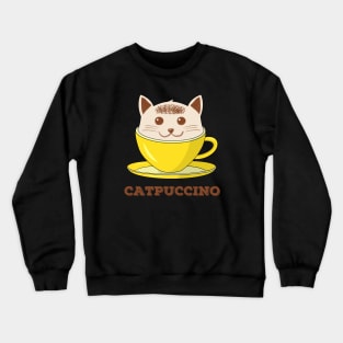 Catpuccino Crewneck Sweatshirt